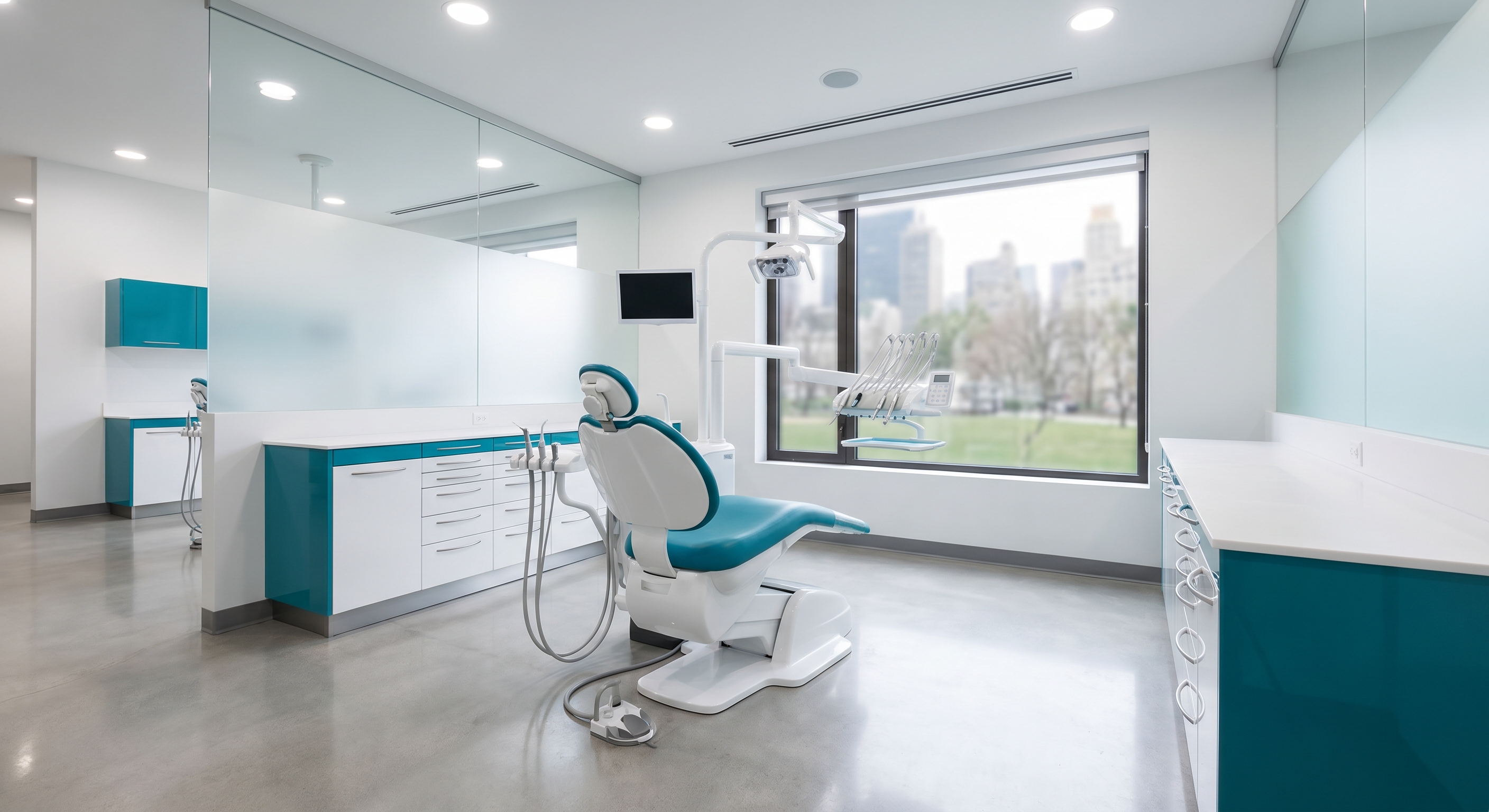 Modern dental clinic interior